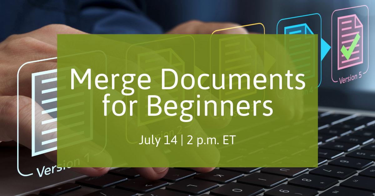 Merge Documents for Beginners