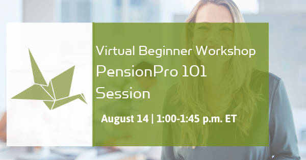 PensionPro 101 (Virtual Workshop – Session One)