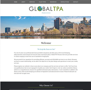 Website Mockup - BI